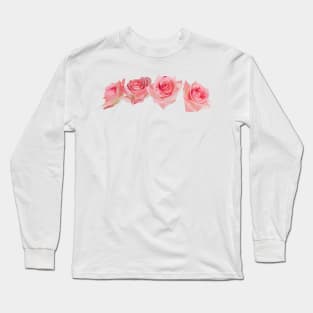 Pink roses Long Sleeve T-Shirt